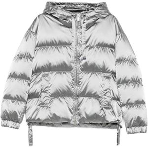 Max Mara, Dames, Jassen, Grijs, Maat: S Polyamide,