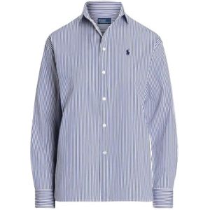 Polo Ralph Lauren, Dames, Blouses & Shirts, Blauw, Maat: M Katoen,