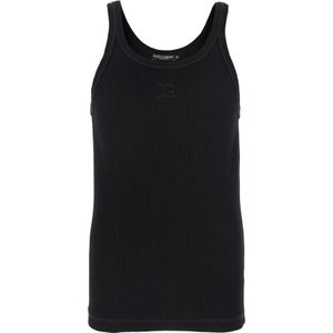 Dolce & Gabbana, Heren, Tops, Zwart, Maat: M Katoen,
