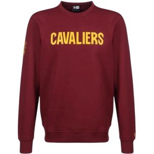 New Era, Heren, Sweatshirts & Hoodies, Rood, Maat: S Katoen,