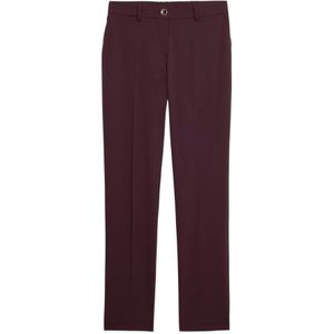 Oltre, Dames, Broeken, Rood, Maat: S Viscose,