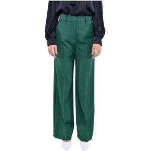 Weekend Max Mara, Dames, Broeken, Groen, Maat: M Wol,
