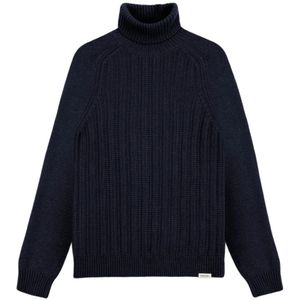 Colmar, Heren, Truien, Blauw, Maat: S Wol,