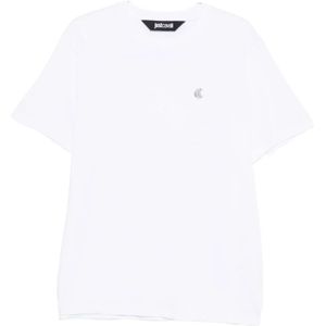 Just Cavalli, Heren, Tops, Wit, Maat: L