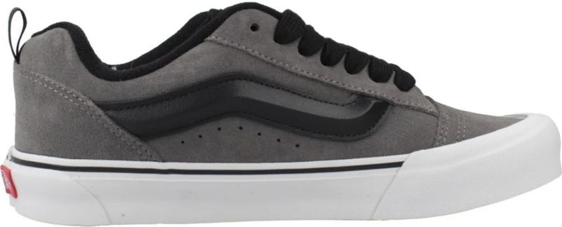 VANS - Knu Skool - Sneakers Laag - Lichtgrijs / Zwart - Gevoerd