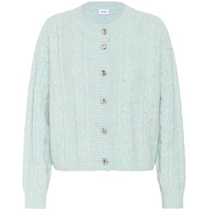 SAINT TROPEZ - Gebreid Vest - Lichtblauw - Moira