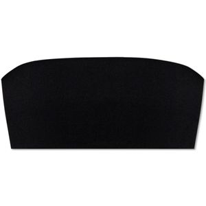 Sportmax, Dames, Tops, Zwart, Maat: XS Leer,