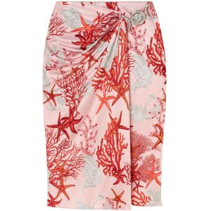 Versace - Midi-Rok - Barocco Sea-Print - 100% Viscose