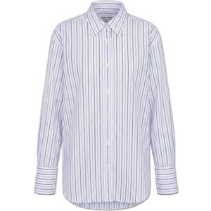 Samsøe Samsøe, Dames, Blouses & Shirts, Wit, Maat: XS Katoen,