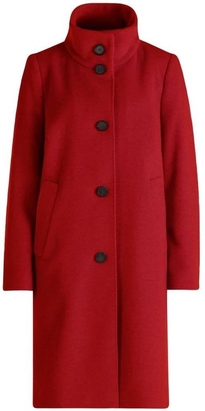 Betty Barclay - Elegante Wollen Jas - Rood - Dames