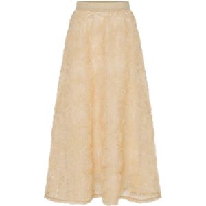 Aimée the Label, Dames, Rokken, Geel, Maat: S Polyamide,