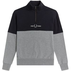 Fred Perry, Heren, Sweatshirts & Hoodies, Veelkleurig, Maat: 2XL Katoen,