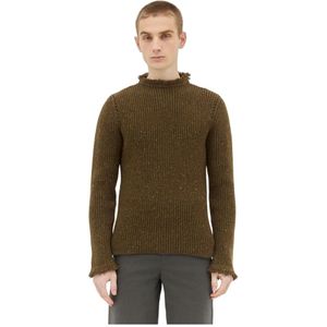 Burberry, Heren, Truien, Bruin, Maat: L Wol,