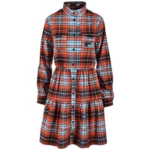 Love Moschino, Dames, Jurken, Veelkleurig, Maat: L