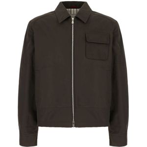 Brunello Cucinelli, Heren, Jassen, Bruin, Maat: XL Katoen,