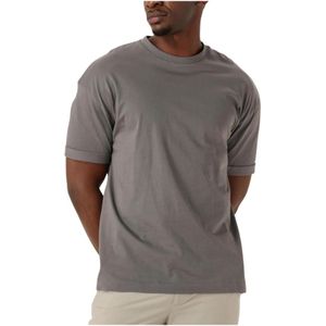 Drykorn, Heren, Tops, Grijs, Maat: L Katoen,