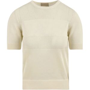 Drumohr, Dames, Truien, Beige, Maat: M Katoen,