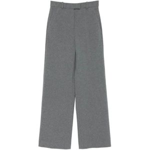 Circolo 1901, Dames, Broeken, Grijs, Maat: 2XS Kasjmier,