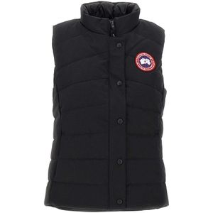 Canada Goose - Vest met Logo - Zwart - Dames