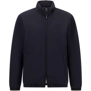 Boggi Milano - B Tech - Bomberjack - Blauw - Heren - Wol