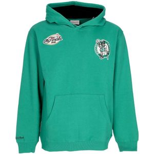 Mitchell & Ness, Heren, Sweatshirts & Hoodies, Groen, Maat: XL Katoen,