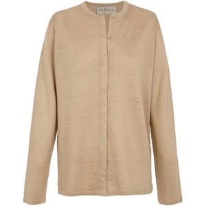 Cortana, Heren, Truien, Beige, Maat: M Linnen,