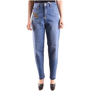 Love Moschino, Dames, Jeans, Blauw, Maat: W28 Denim,