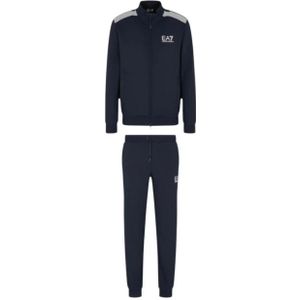 Emporio Armani Ea7, Heren, Sport, Blauw, Maat: XS Katoen,