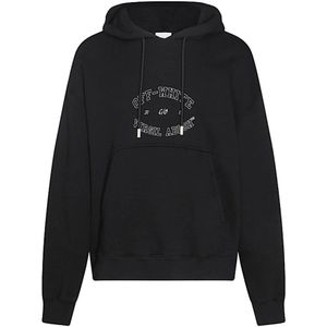 Off White, Heren, Sweatshirts & Hoodies, Zwart, Maat: L