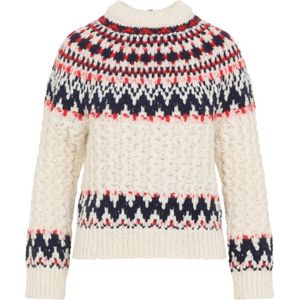 Moncler, Dames, Truien, Veelkleurig, Maat: XS Wol,