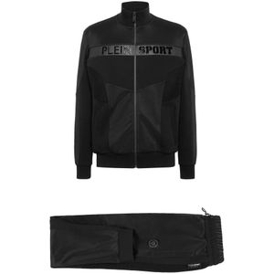 Plein Sport, Heren, Jumpsuits & Playsuits, Zwart, Maat: XS Katoen,