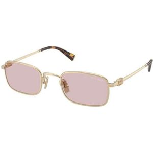 Miu Miu, Dames, Accessoires, Geel, Maat: 52 MM Polyamide,