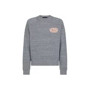 Dsquared2 Grijze Sweaters voor Heren , Gray , Heren , Maat: XL