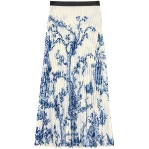 Munthe, Dames, Rokken, Blauw, Maat: S Poliester,