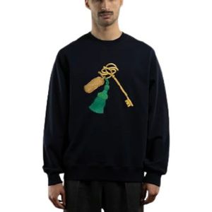 Drole de Monsieur, Heren, Sweatshirts & Hoodies, Blauw, Maat: XL