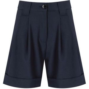 Ganni Casual Shorts , Blue , Dames , Maat: S