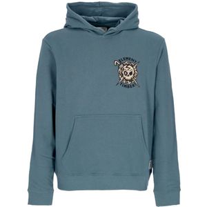 Element, Heren, Sweatshirts & Hoodies, Blauw, Maat: XL Katoen,