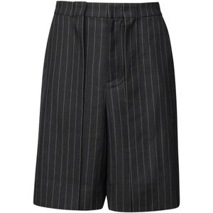 JW Anderson, Heren, Korte broeken, Zwart, Maat: L Wol,