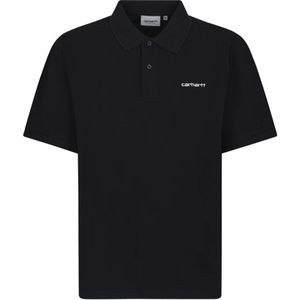 Carhartt Wip, Heren, Tops, Zwart, Maat: XS