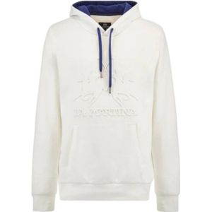 La Martina, Heren, Sweatshirts & Hoodies, Wit, Maat: M Katoen,