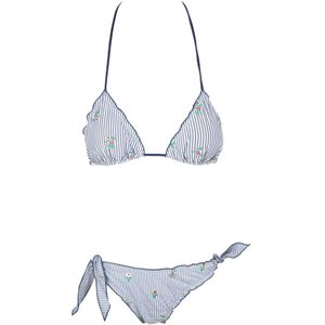 MC2 Saint Barth, Dames, Badkleding, Blauw, Maat: L Tweed,