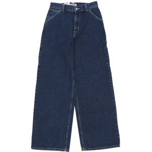 Carhartt Wip, Dames, Jeans, Blauw, Maat: W29 Katoen,