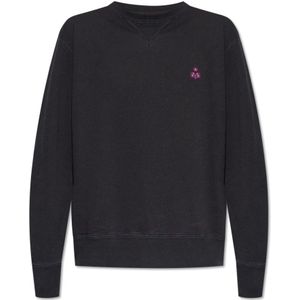 Isabel Marant, Heren, Sweatshirts & Hoodies, Blauw, Maat: XS Katoen,