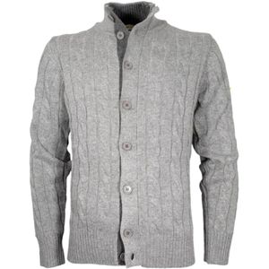 Cashmere Company, Heren, Truien, Grijs, Maat: 2XL Wol,