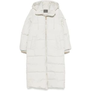 Lorena Antoniazzi, Dames, Mantels, Grijs, Maat: S Wol,