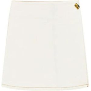 Ganni Mini Rock Rok , White , Dames , Maat: M