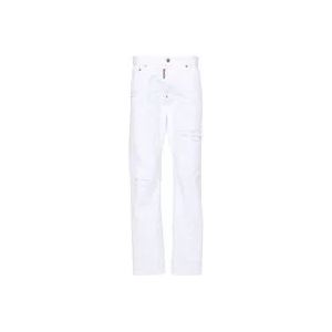 Dsquared2 5-Pocket Jeans in Stone Washed , White , Heren , Maat: M