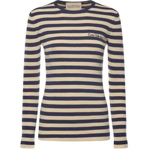 Valentino Garavani, Dames, Truien, Veelkleurig, Maat: S Katoen,