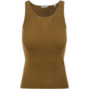 Aspesi, Dames, Tops, Geel, Maat: S Katoen,