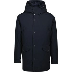 Moncler Omkeerbare Gewatteerde Jas , Blue , Heren , Maat: XL